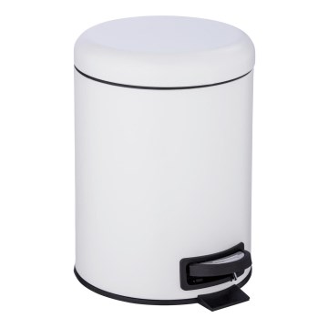 WENKO 24678100 - Kurv LEMAN 21x24 cm hvid/sort