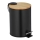 WENKO 24696100 - Kurv TORTONA 17x21 cm sort/brun