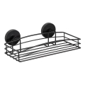 WENKO 24732100 - VACUUM-LOC hylde, rund, sort, 26 x 14 cm