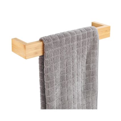 WENKO 24741100 - Håndklædeholder BAMBUSA 40x9 cm brun