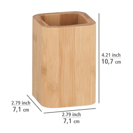 WENKO 24746100 - BAMBUSA bæger 7,1x10,7 cm brun