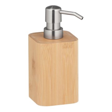 WENKO 24747100 - Sæbedispenser BAMBUSA 9,3x16,5 cm brun