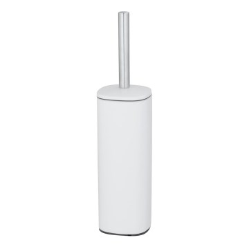 WENKO 24776100 - WC-børste ALASSIO 9,3x39,2 cm rustfrit stål/hvid