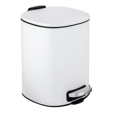WENKO 24779100 - Kurv ALASSIO 20,5x27 cm hvid/sort
