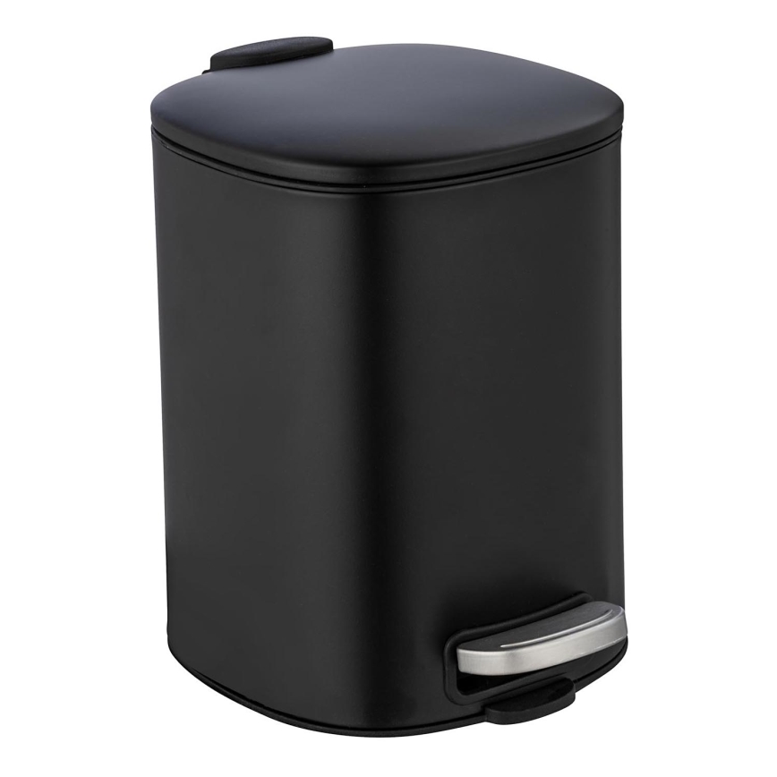 WENKO 24781100 - Kurv ALASSIO 20,5x27 cm sort
