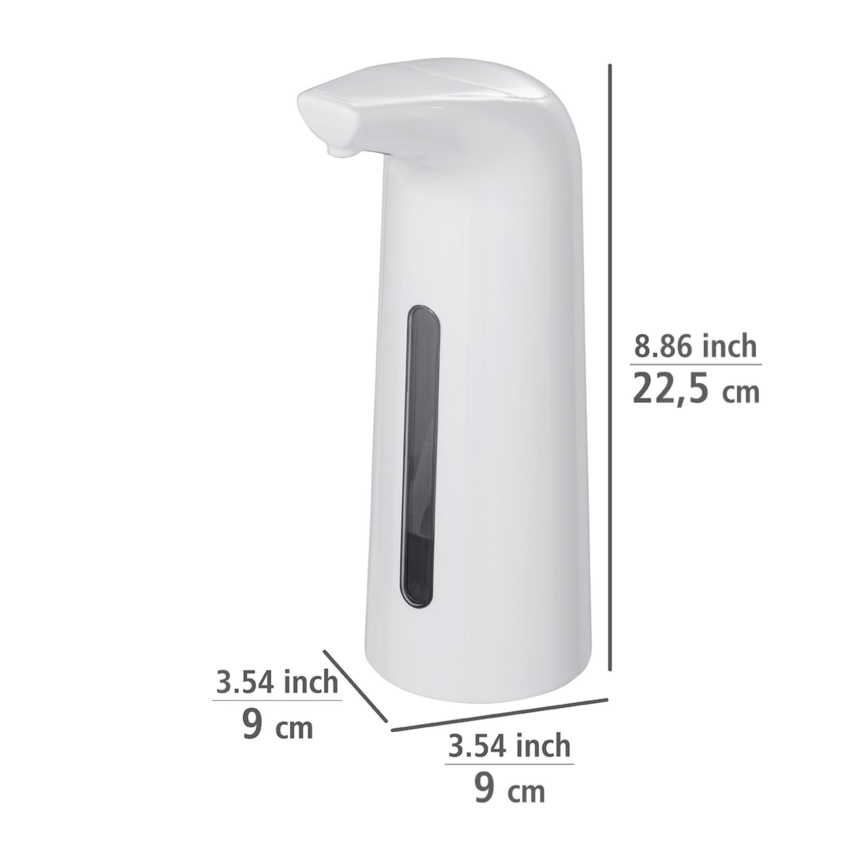WENKO 24841100 - LARINO sæbedispenser 9 x 21,5 cm, hvid