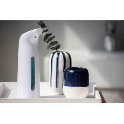 WENKO 24841100 - LARINO sæbedispenser 9 x 21,5 cm, hvid