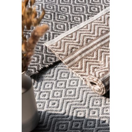 WENKO 24868100-Bademåtte SHAKI 50x80 cm beige/hvid