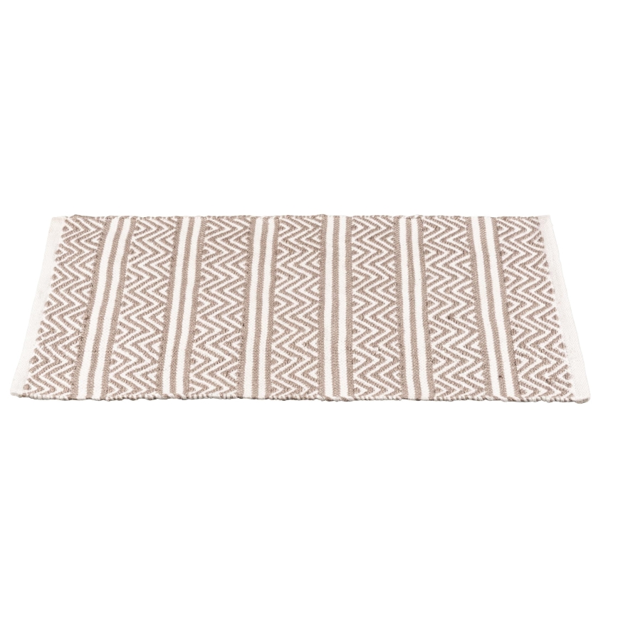WENKO 24868100-Bademåtte SHAKI 50x80 cm beige/hvid