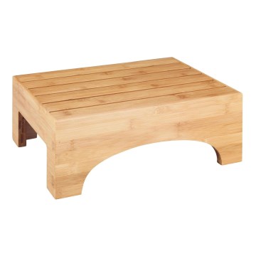 WENKO 24870100 - Skammel BAMBUSA 40x30 cm brun