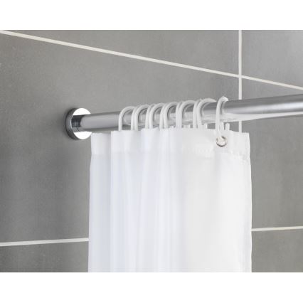 WENKO 24888100 - Brusestang LUZ 185 x 2,8 cm, rustfrit stål/blank krom