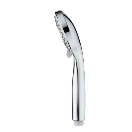 WENKO 24918100 - Brusehoved BASIC LINE 9,5x9,5 cm poleret krom/sølvfarvet