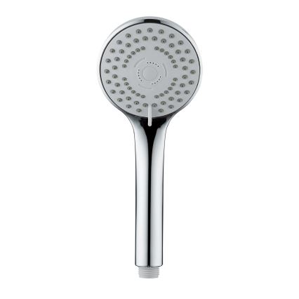 WENKO 24918100 - Brusehoved BASIC LINE 9,5x9,5 cm poleret krom/sølvfarvet