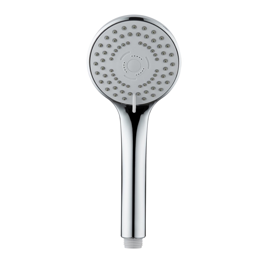 WENKO 24918100 - Brusehoved BASIC LINE 9,5x9,5 cm poleret krom/sølvfarvet