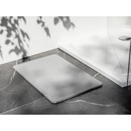 WENKO 24936100-Måtte SIMI 39x60 cm grå