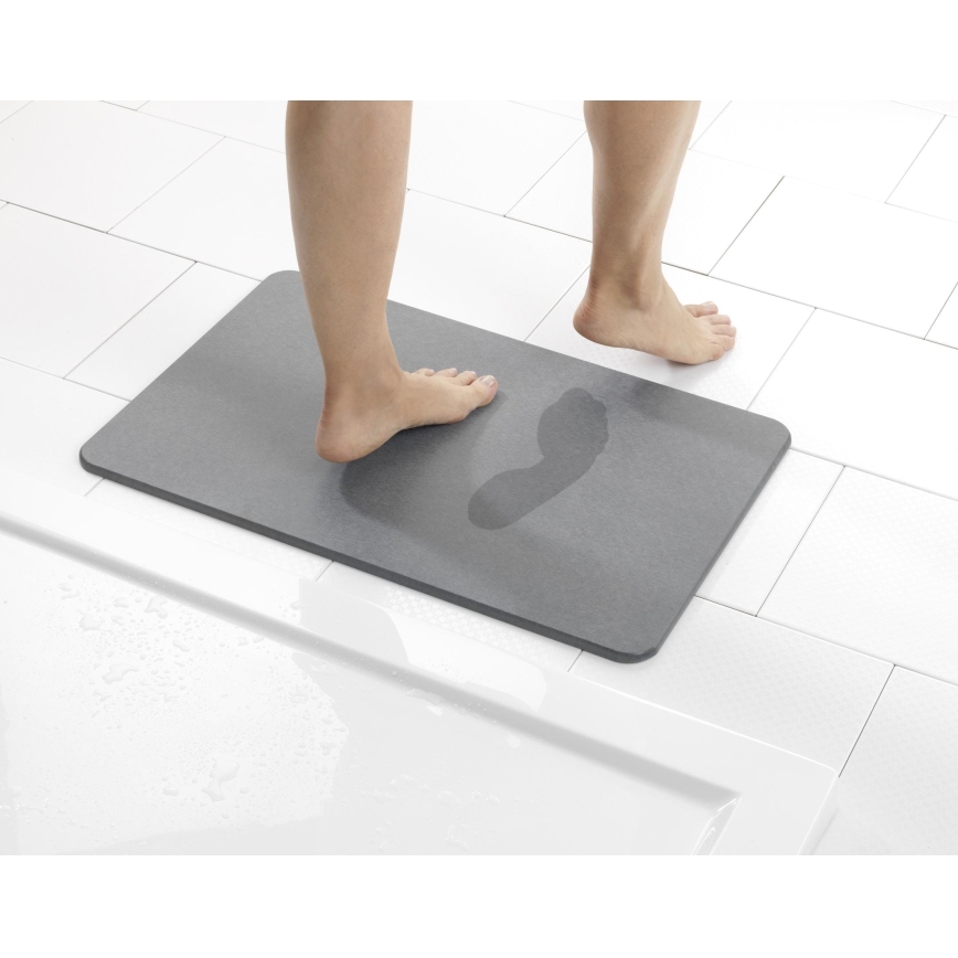 WENKO 24936100-Måtte SIMI 39x60 cm grå