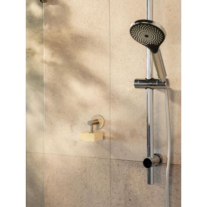 WENKO 24971100-Sæbeholder TURBO-LOC 4,5x7 cm sølv