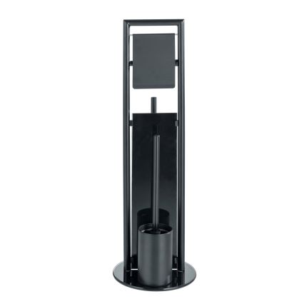 WENKO 24982800 - WC-sæt RAVINA 20x70 cm rustfrit stål/sort
