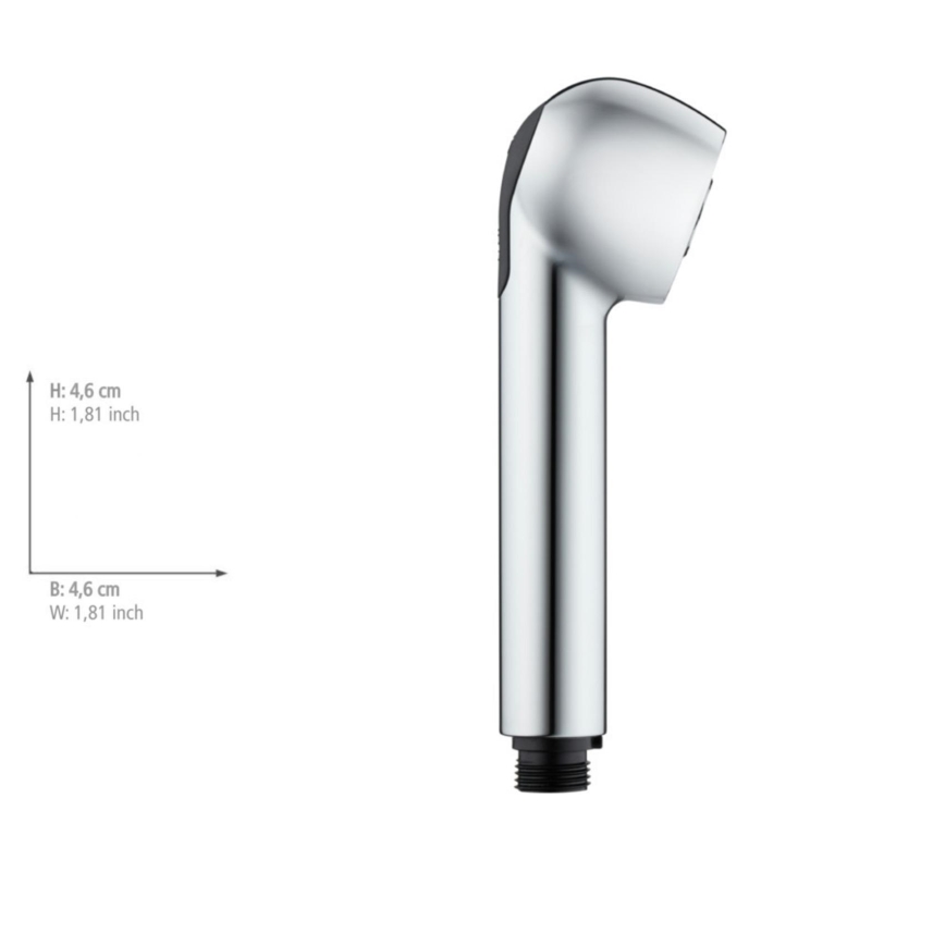 WENKO 25118100 - Brusehoved med vandbesparende system 4,6x4,6 cm forkromet