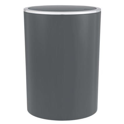 WENKO 25146100 - Kurv INCA 18,5x25,5 cm antracit/blank krom