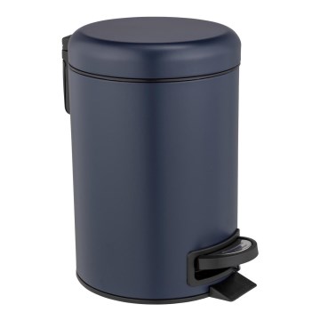 WENKO 25153100 - Affaldsspand LEMAN 17x25 cm blå/sort