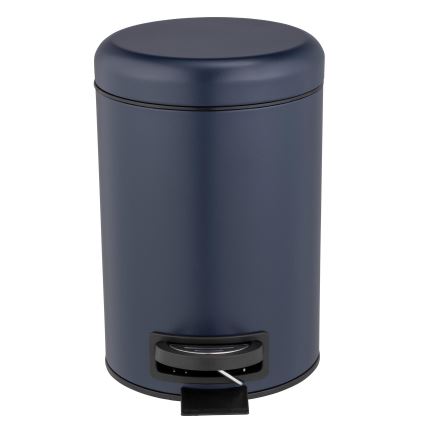 WENKO 25153100 - Affaldsspand LEMAN 17x25 cm blå/sort
