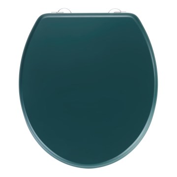 WENKO 25171100-WC toiletsæde PRIMA 37x41 cm grøn/sølv