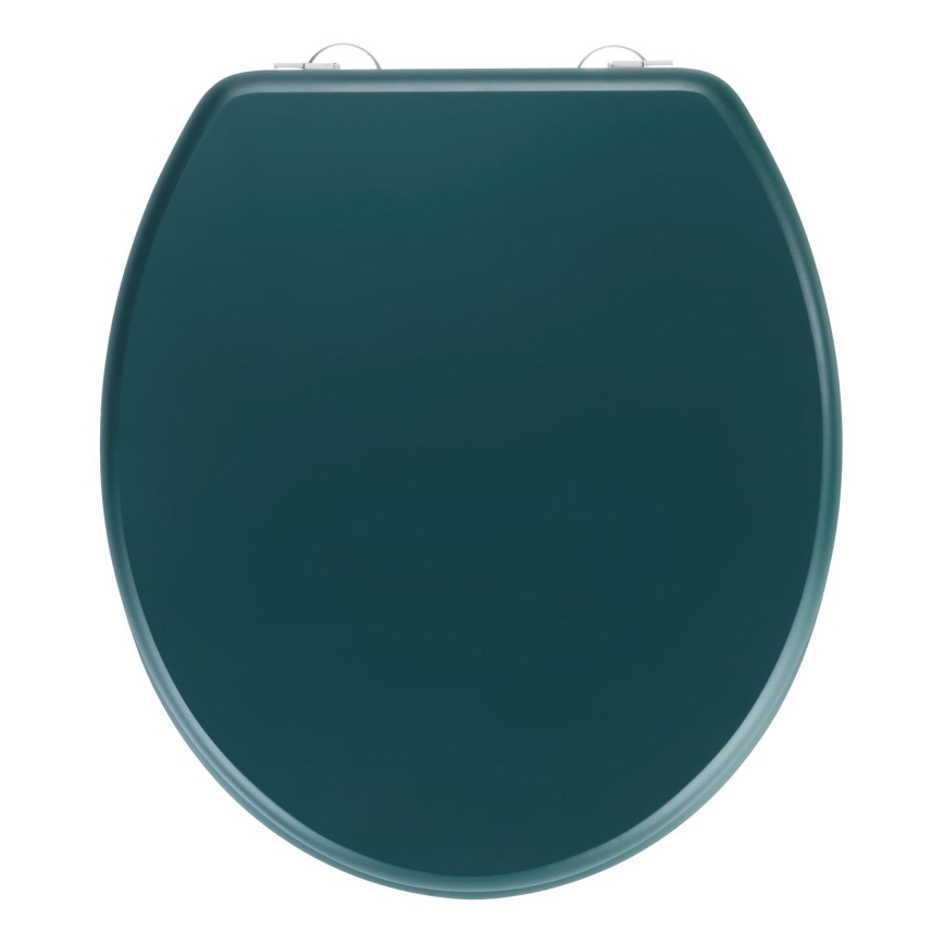 WENKO 25171100-WC toiletsæde PRIMA 37x41 cm grøn/sølv
