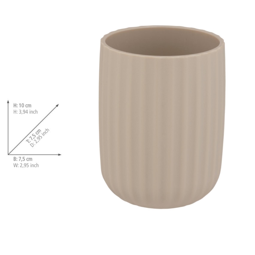 WENKO 25183100 - Bæger AGROPOLI 7,5x10 cm beige