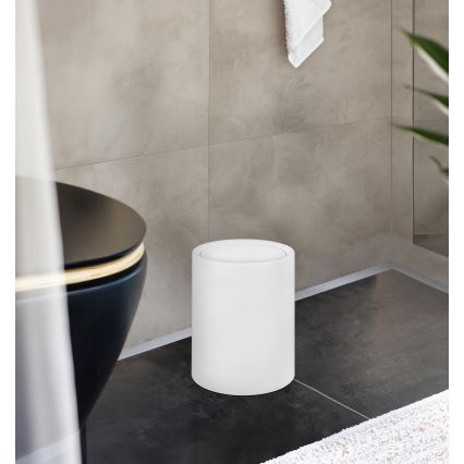 WENKO 25209100 - Kurv ATRI 21x25,5 cm hvid