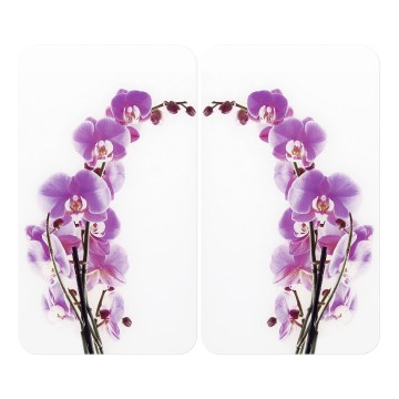 WENKO 2521433500 - Afdækningsplade - Blomst/Plante 30 x 52 cm, farverig