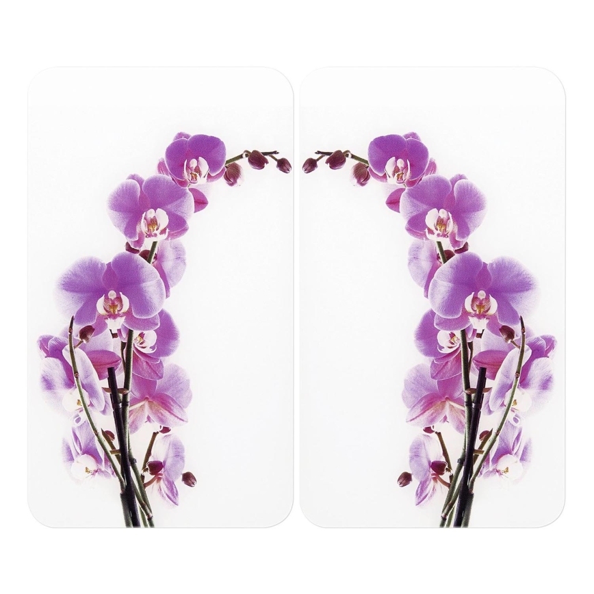 WENKO 2521433500 - Afdækningsplade - Blomst/Plante 30 x 52 cm, farverig