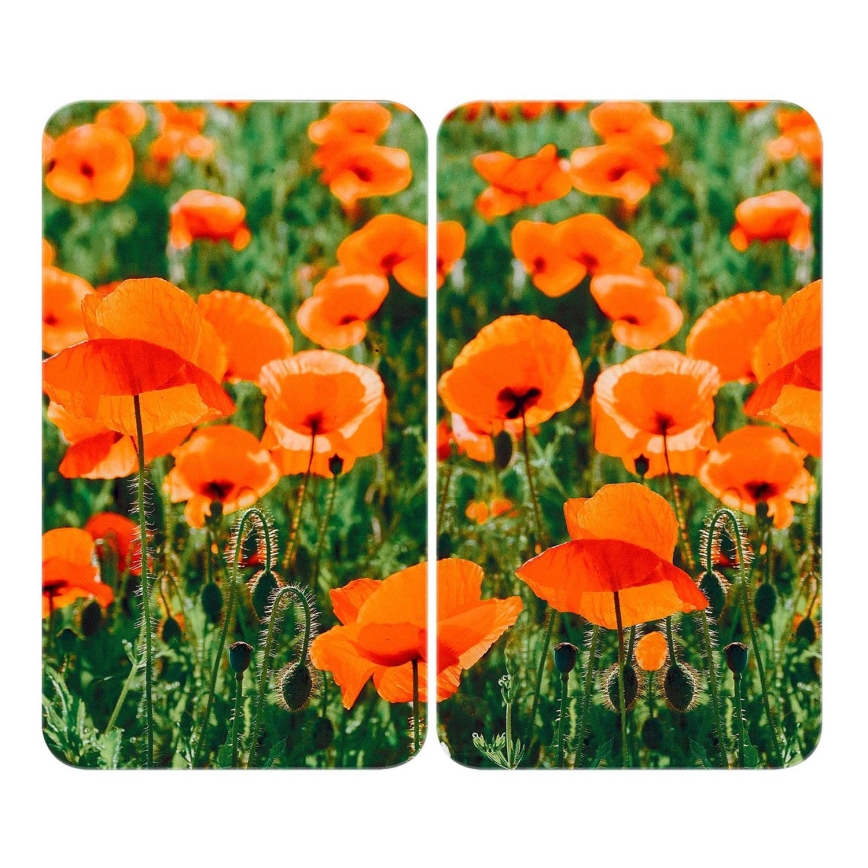 WENKO 2521434500-Afdækningsplade ABDECKPLATTE - Blomst/Plante 30x52 cm flerfarvet