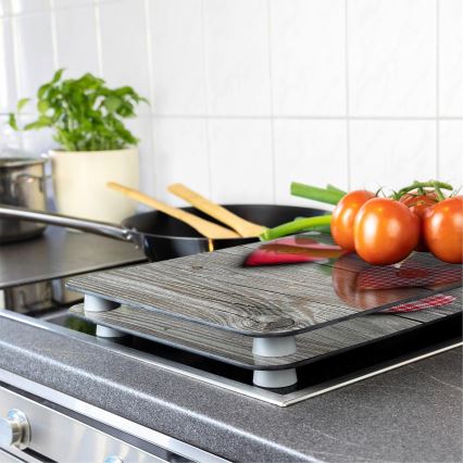 WENKO 2521481100 - Afdækningsplade 30x52 cm flerfarvet/grå/gennemsigtig