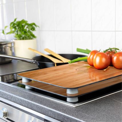 WENKO 2521497100 - Komfurafdækning 52x30 cm multifarvet/grå/gennemsigtig