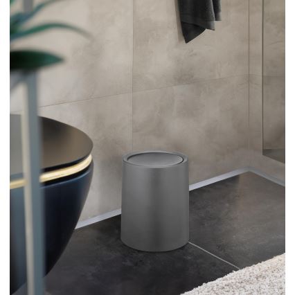 WENKO 25219100 - Kurv ATRI 21x25,5 cm grå