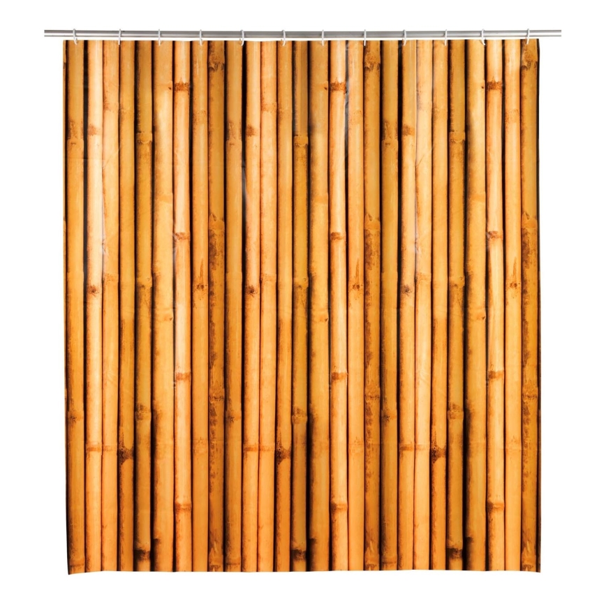 WENKO 25233100 - Bruseforhæng BAMBUSA 180x200 cm brun