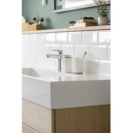 WENKO 25294100 - Sæbedispenser ROTELLO 8,9x12,7 cm hvid/brun