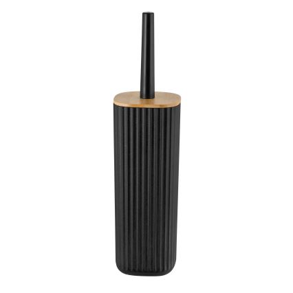 WENKO 25304100 - WC-sæt ROTELLO 10x36 cm sort/brun