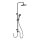 WENKO 25311100 - Brusesæt WATERSAVING SYSTEM 120 cm sort