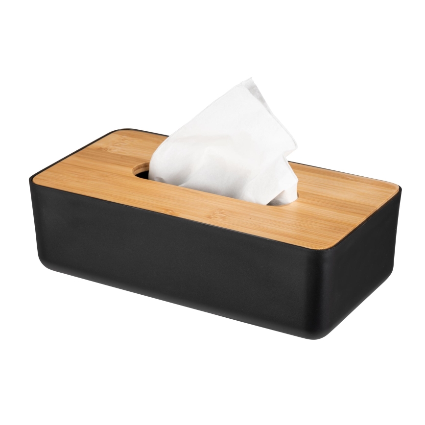 WENKO 25319100 - Kosmetikboks ROTELLO 24x12,7 cm sort/brun