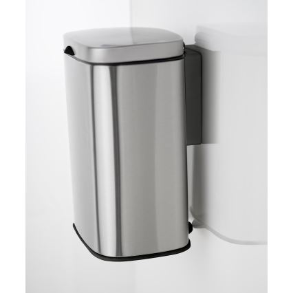 WENKO 25336100 - Kurv SARE 21,5x29,5 cm sølv