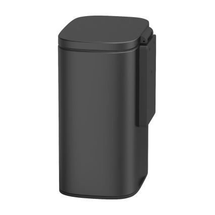 WENKO 25338100 - Kurv SARE 21,5x29,5 cm sort