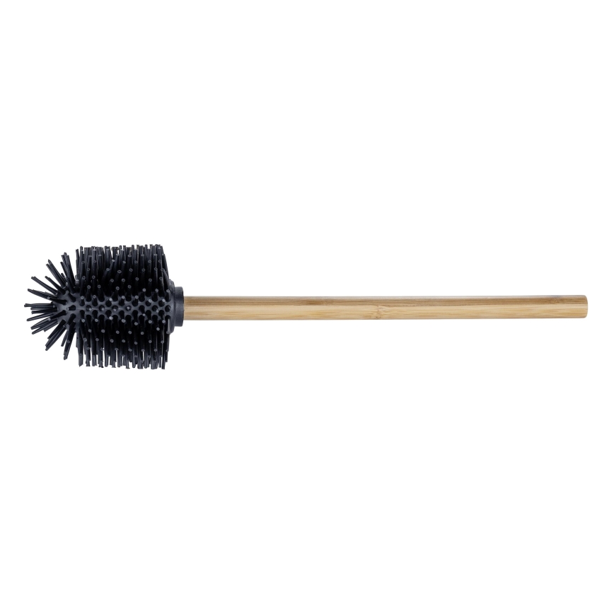 WENKO 25360100 - Toiletbørste 7,5x35 cm brun/sort