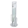 WENKO 25384100 - WC-sæt SULMONA 25x76 cm sølv/sort