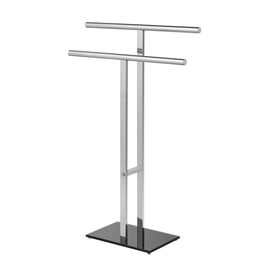 WENKO 25389100 - Håndklædestativ LAVA 50x81,5 cm rustfrit stål/sølv/sort