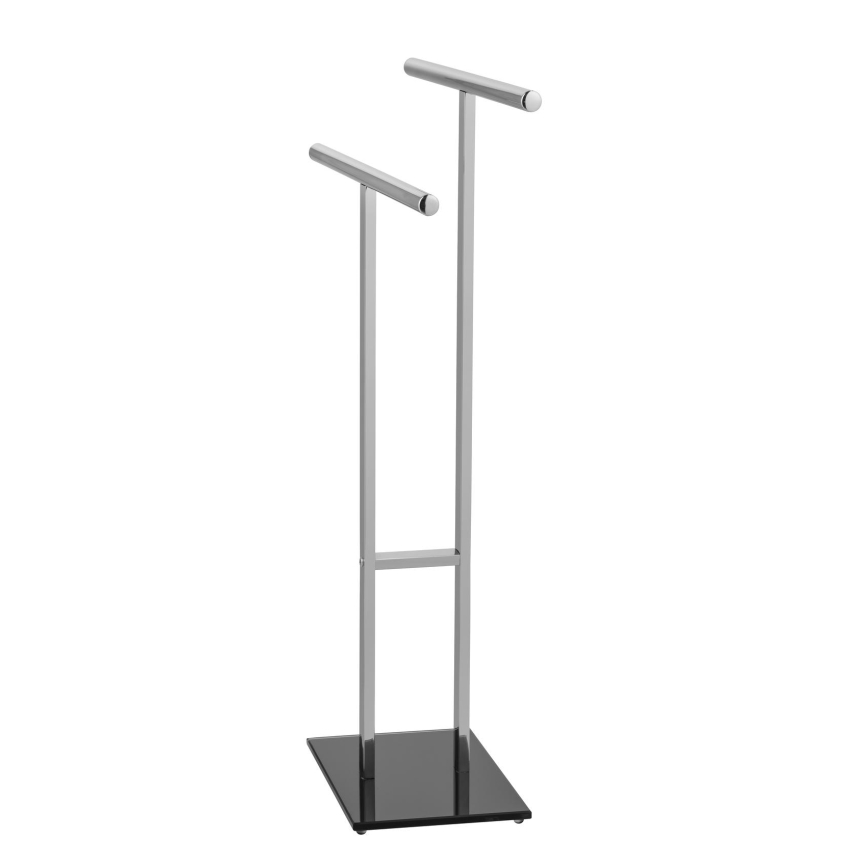 WENKO 25389100 - Håndklædestativ LAVA 50x81,5 cm rustfrit stål/sølv/sort