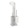 WENKO 25399100 - WC-børste RIVALTA 18x70 cm sølv/hvid/sort