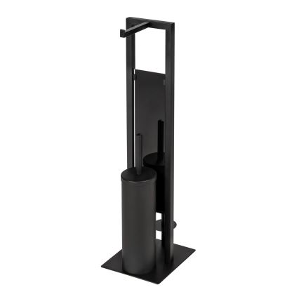 WENKO 25400100 - WC-børste RIVALTA 18x70 cm sort
