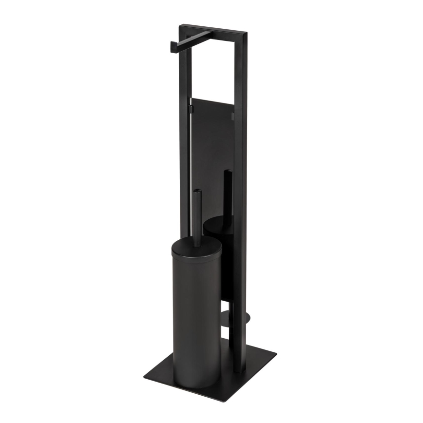 WENKO 25400100 - WC-børste RIVALTA 18x70 cm sort
